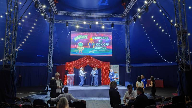 Prestation de vidéo pour un séminaire au cirque imagine à lyon