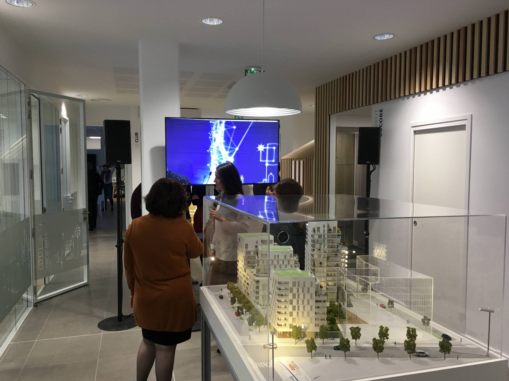 Location sonorisation, vidéo et lumière pour l’inauguration de l’agence Bouygues Immobilier à Lyon 7