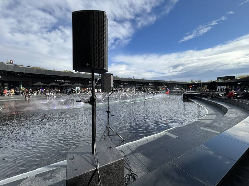 Location enceinte puissante pour un grand espace en plein air près de Lyon