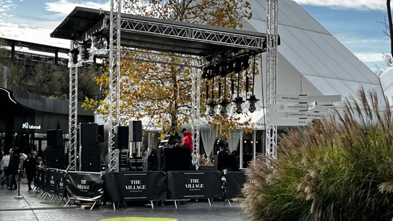 sonorisation système line array coda pour un concert à Lyon