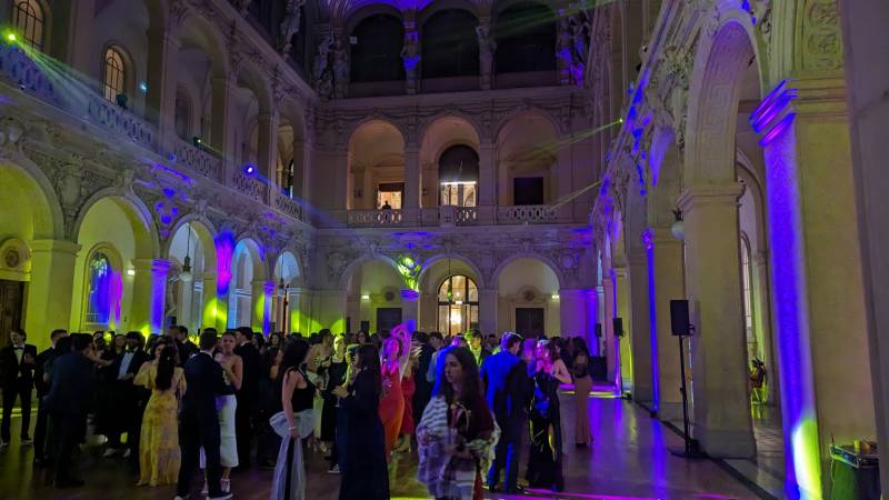mise en lumière pour une soirée étudiante à Lyon