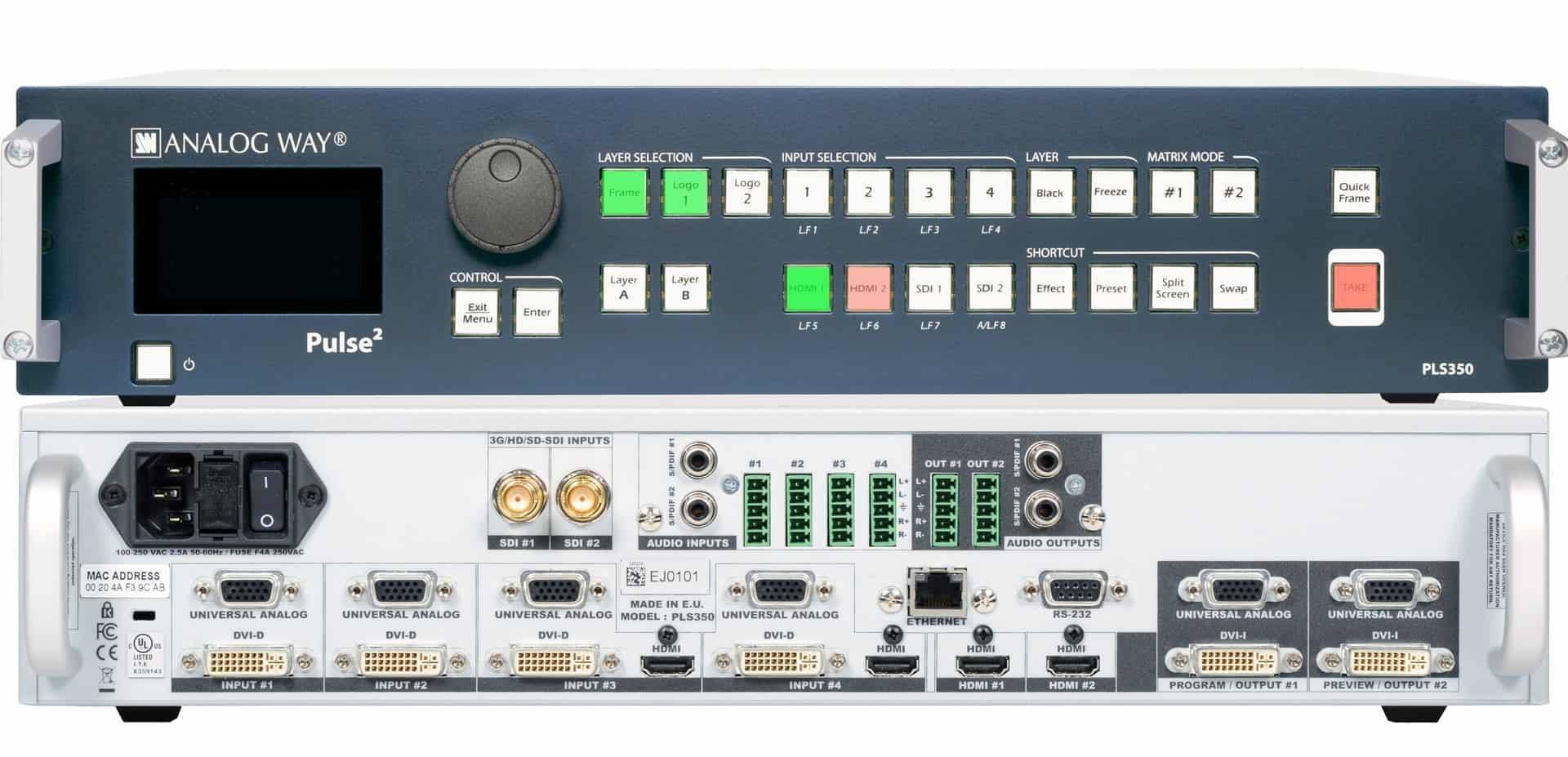 Location de régie AnlogWay Pulse 2 à Lyon