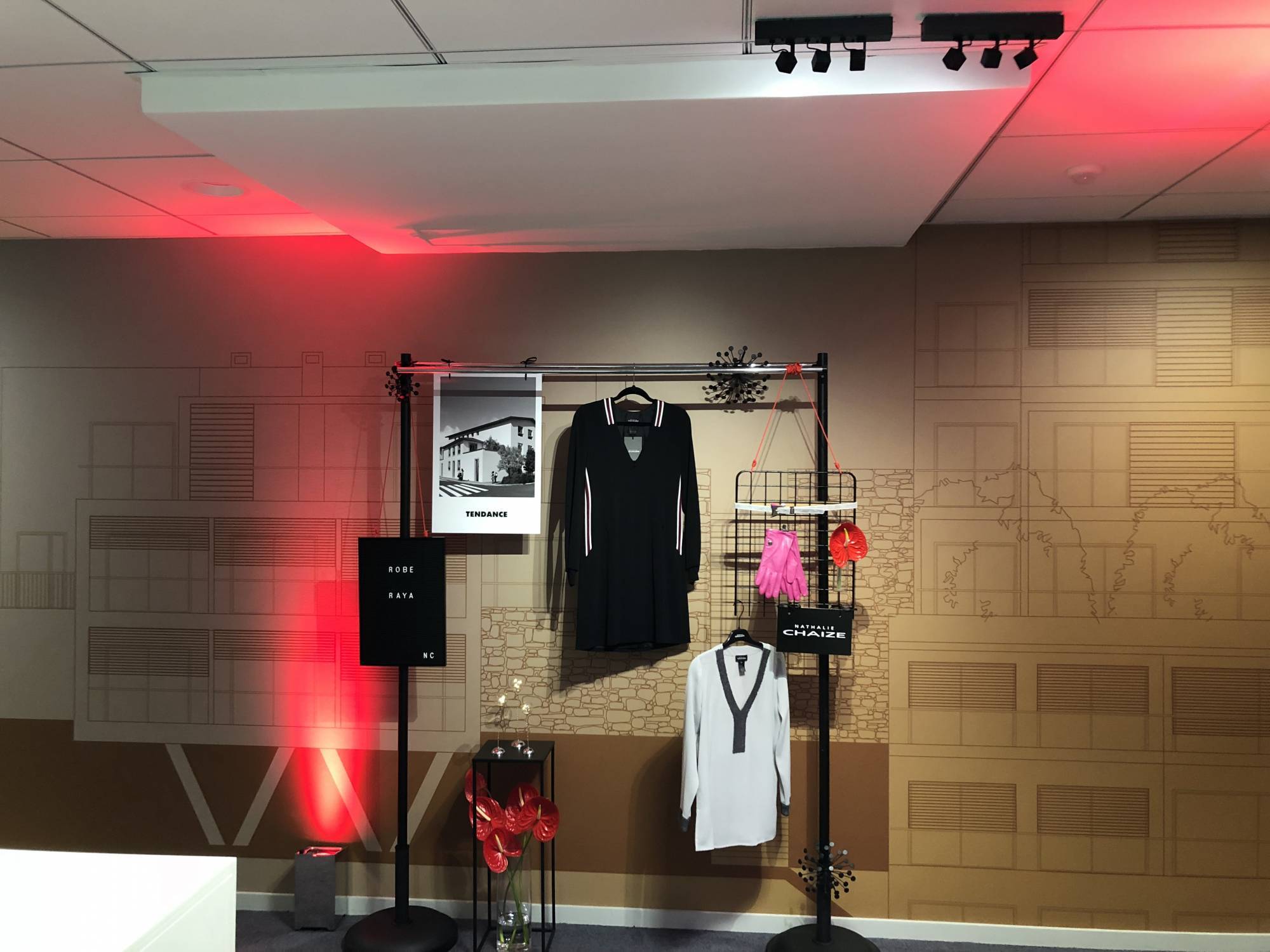 Mise en lumière de bureaux pour une inauguration à Lyon L&Db