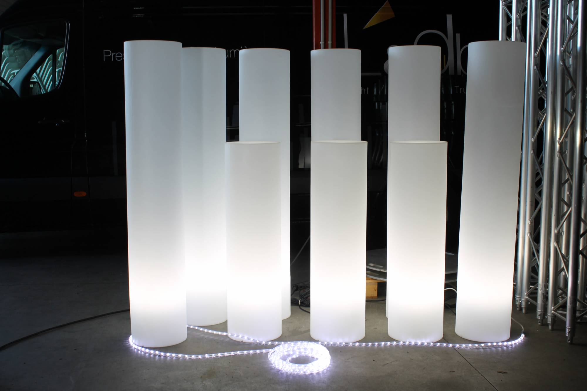 Location colonne lumineuse Lyon