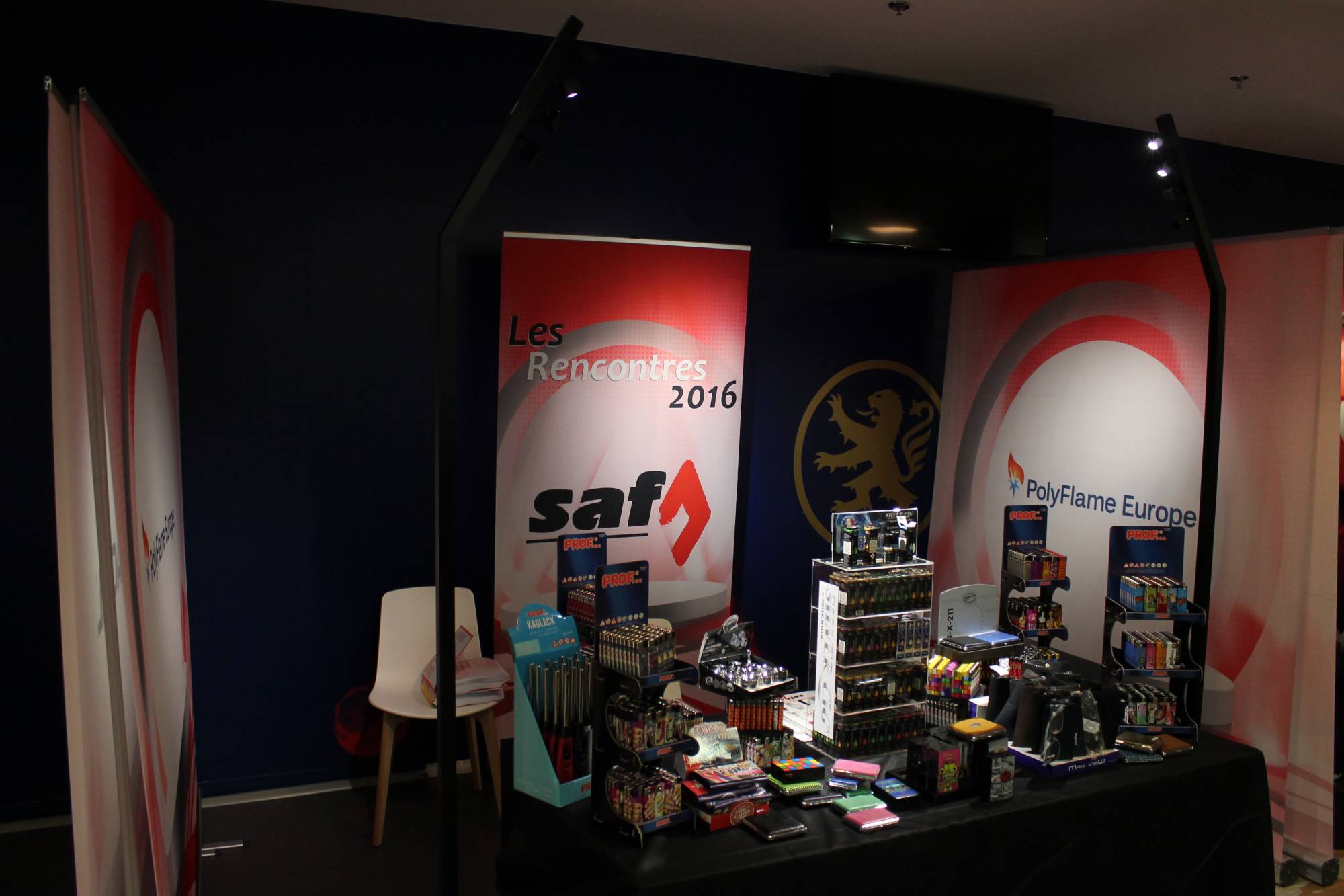 Prestation éclairage de stand Lyon