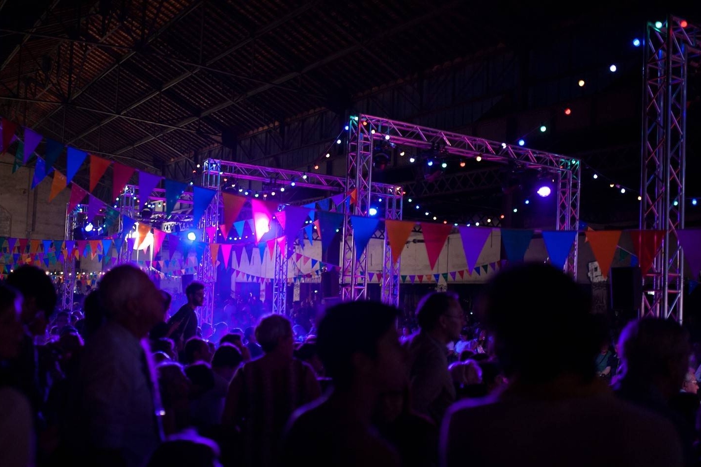 Location guirlande guinguette multicolor Lyon