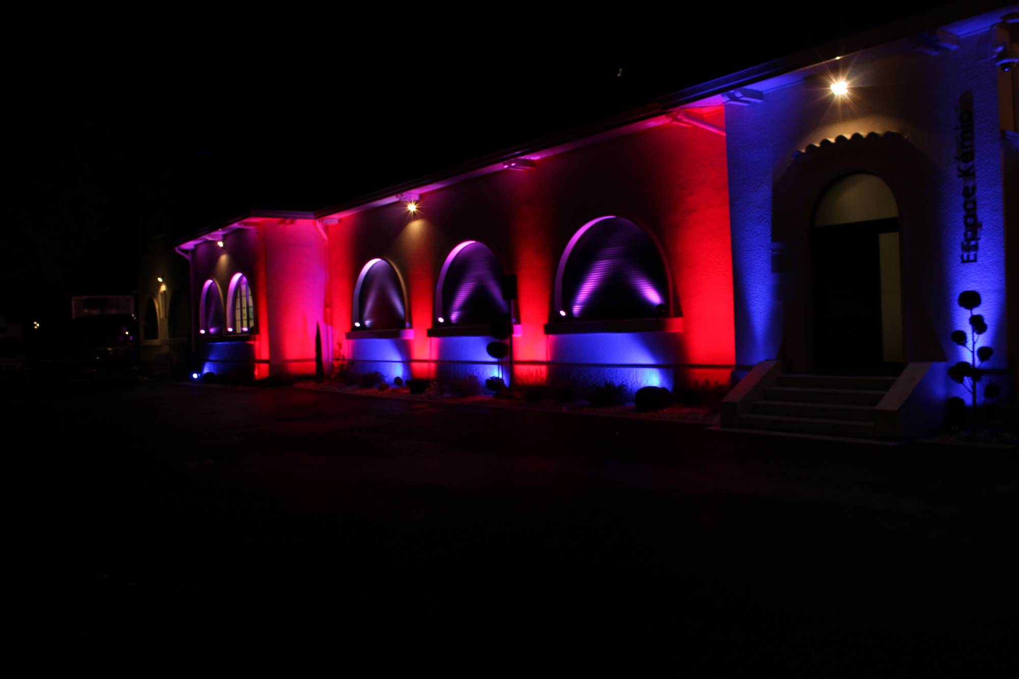 Location d'éclairage à LED en région Rhône alpes