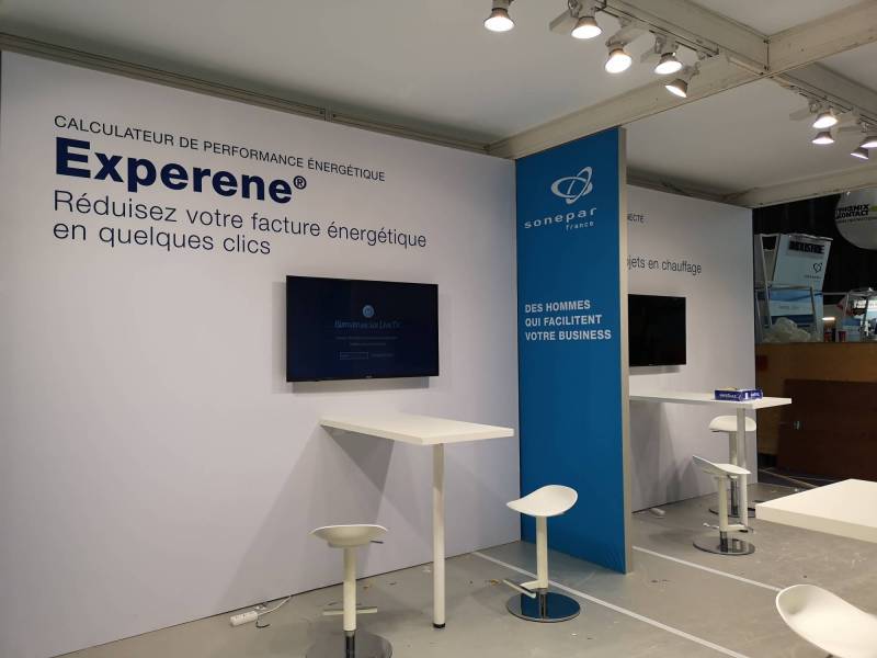 Location d'écran LCD 55