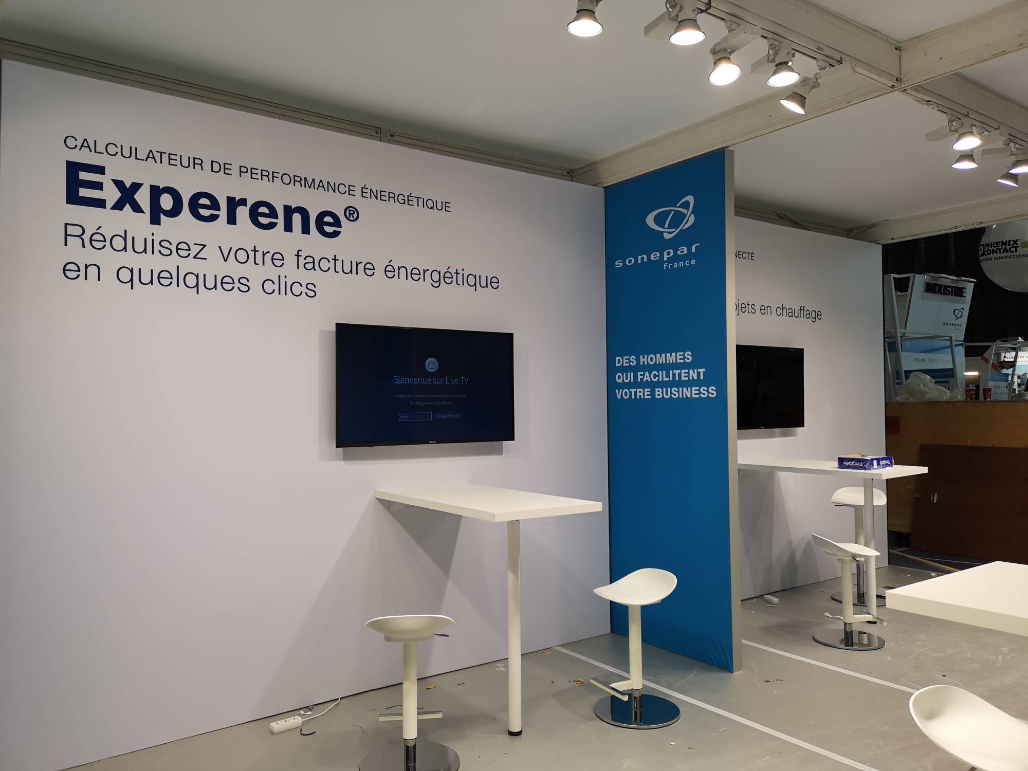 Installation d'écran pour le SIDEC Bordeaux