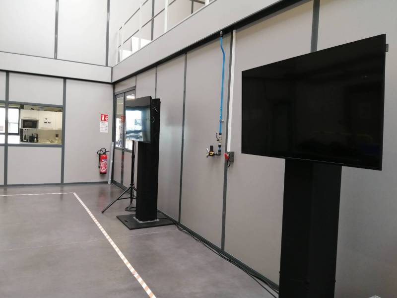 Installation d'écran LCD 55