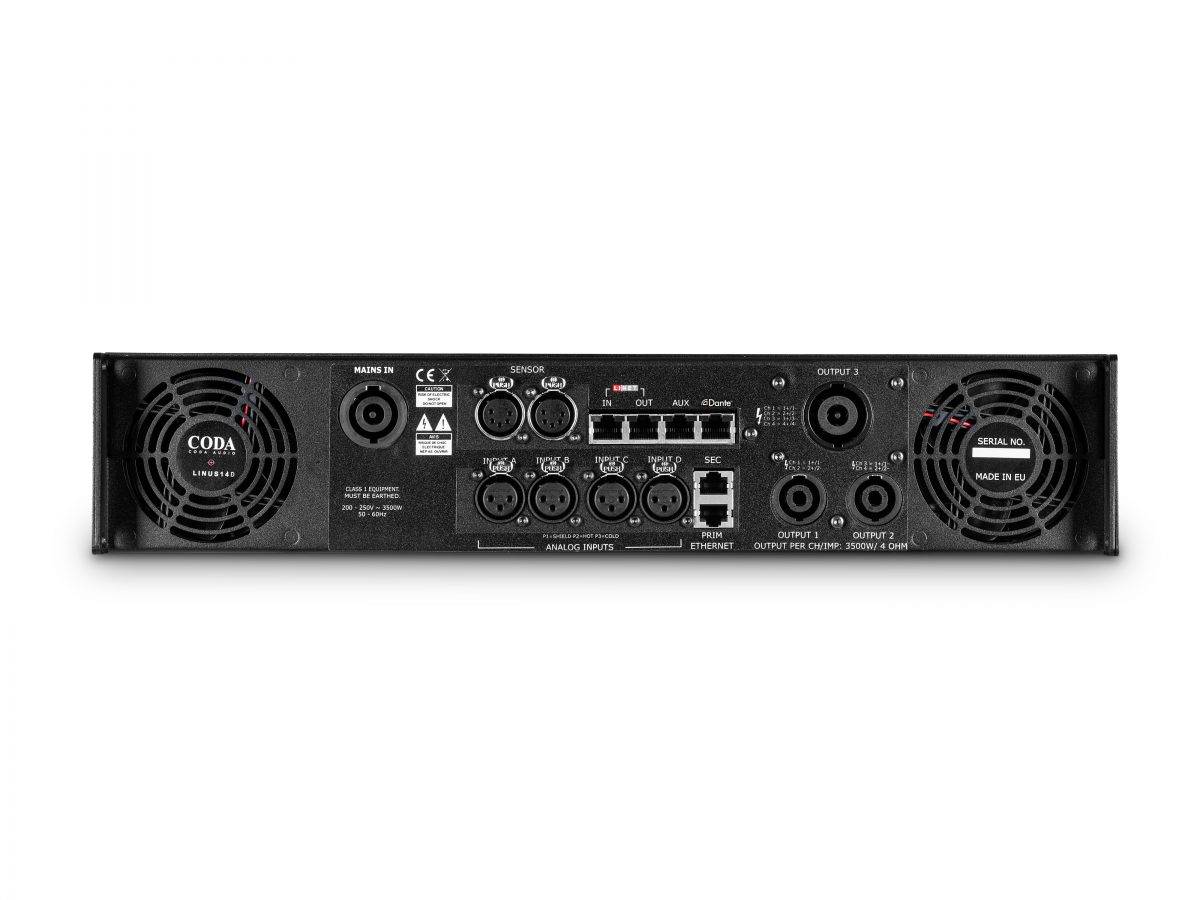 Ampli Linus 14D pour événement Lyon Coda Audio L&Db