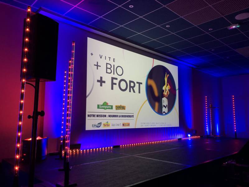 Location vidéoprojecteur professionnel pour des présentations d'entreprise avec système de sonorisation de qualité à Annecy 74 Haute-Savoie