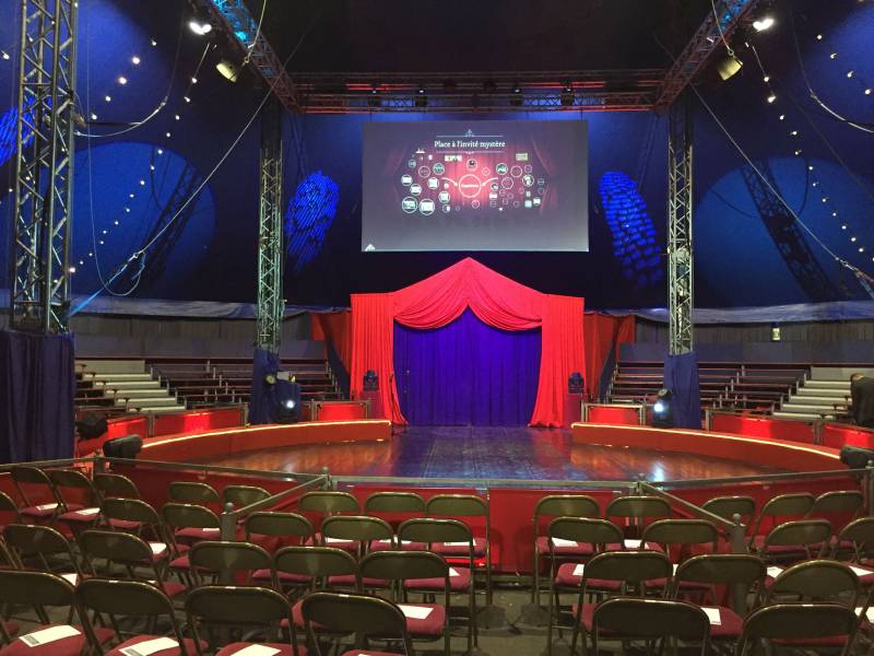 Prestataire technique pour événement au Cirque Imagine Vaulx en velin