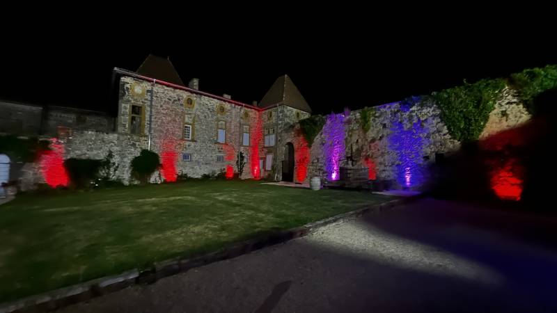 location éclairage exterieur région Auvergne Rhône Alpes
