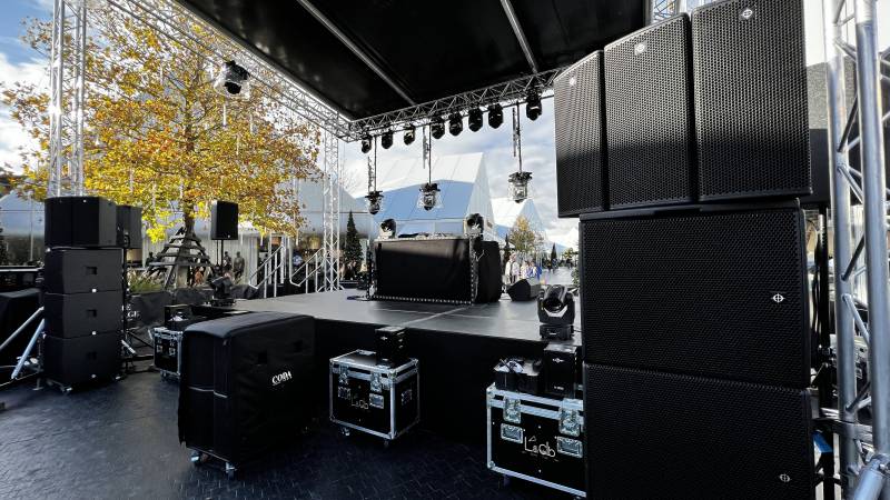 Prestation de sonorisation pour concert avec système APS Coda à Lyon et sur la région Auvergne Rhône-Alpes