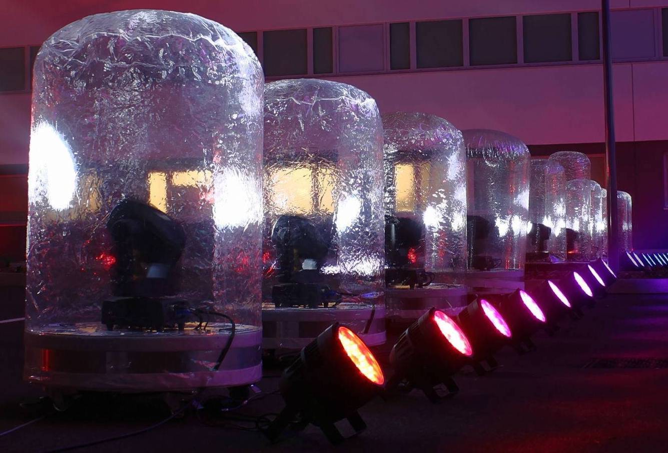 location projecteurs à LED pour événement entreprise Lyon L&Db