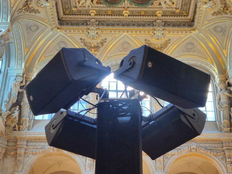 Sonorisation d'un salon professionnel au Palais de la Bourse