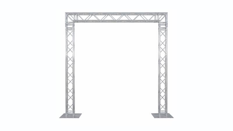 Location arche carré avec des structures en aluminium à Lyon