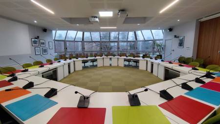 Notre zone d'activité pour ce service Location de matériel de conférence 