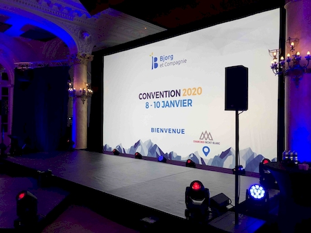 Notre zone d'activité pour ce service Location de matériel son et lumière pour une soirée