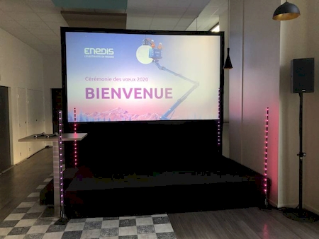 Notre zone d'activité pour ce service Location d'écrans géants LED avec installation incluse